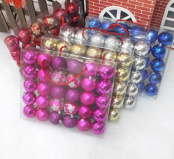 Hot Selling Popular Plastic Christmas Ball With Printing