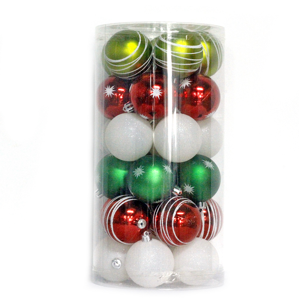 Inexpensive salable plastic christmas painted ball