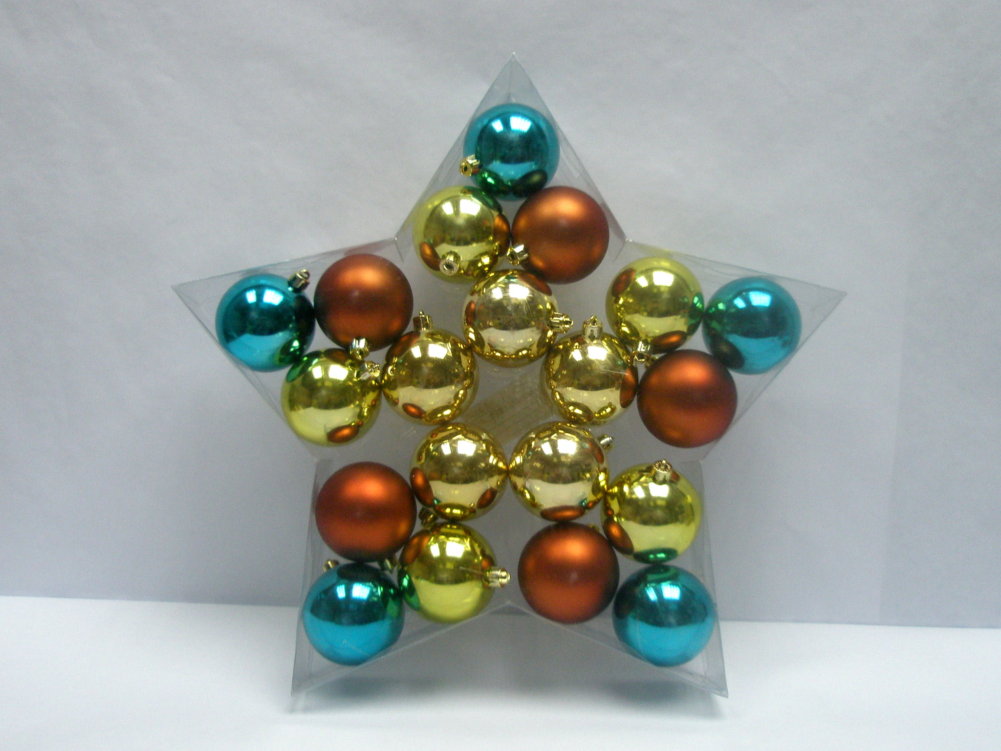 Bola de Natal inquebrável de luxo ornamento