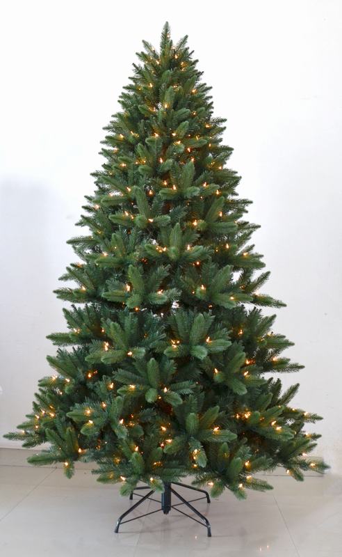 Most realistic 7.5 FT LED clear-lit  full christmas trees
