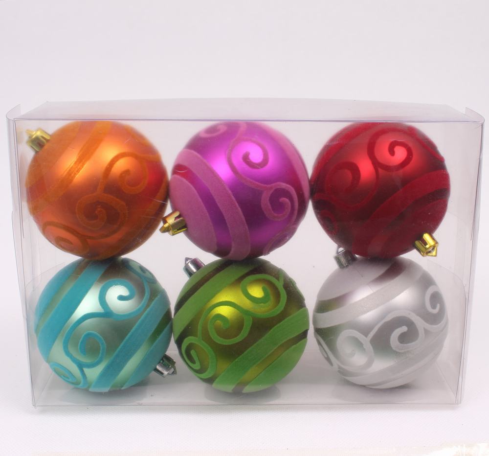 新しいデザイン売れるプラスチッククリスマスボール