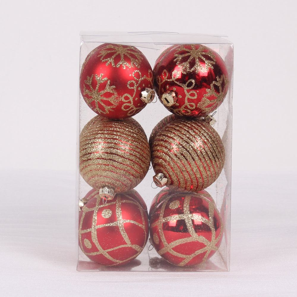 Пластиковый Рождественский мяч Ханинг орнамент