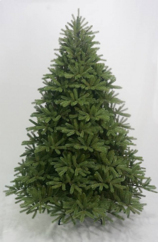 Pre decorato l'albero di Natale in metallo floccato artificiale