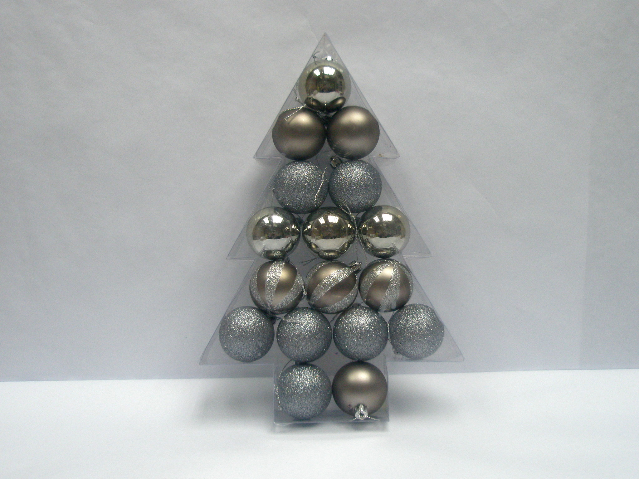 Verkoopbaar kunststof kerst bal Ornament