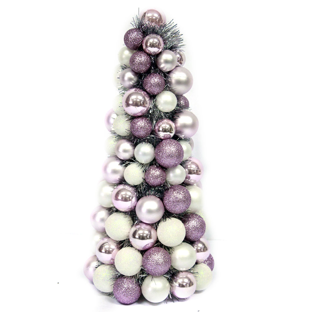 Bola de Natal inquebrável ornamento mesa árvore cone superior