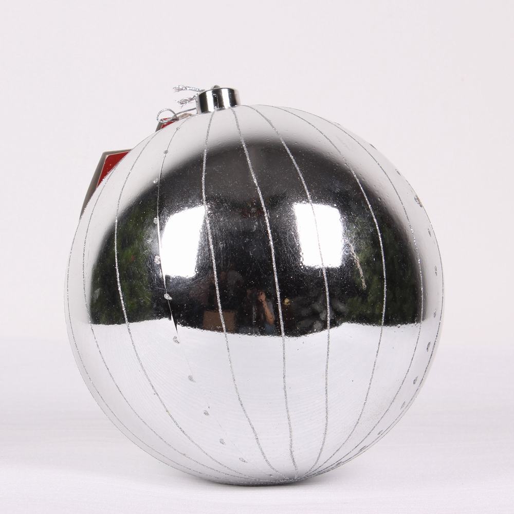 Irrompible plástico gran tamaño al aire libre decoración de Navidad Ball