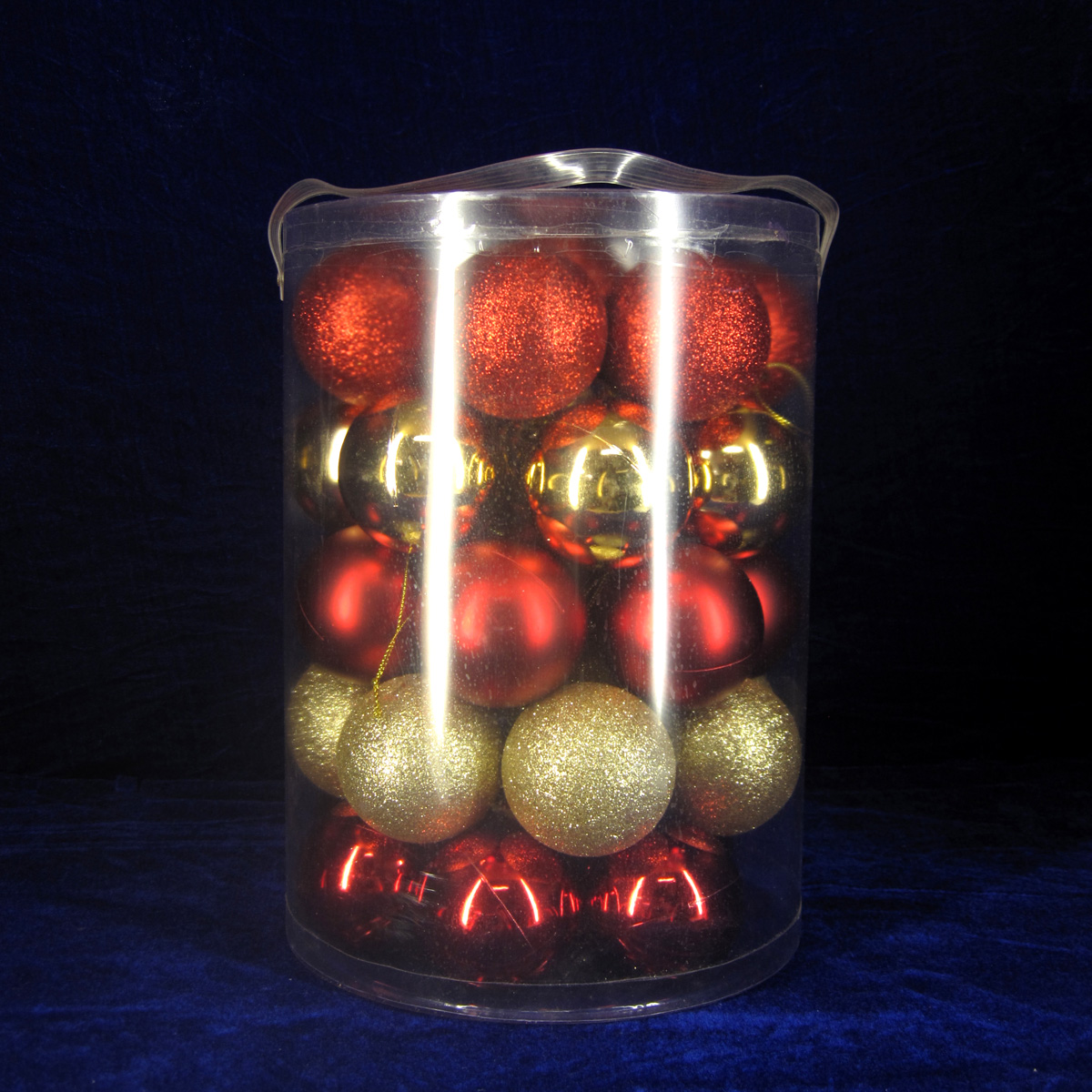 Shatterproof Plastic Christmas Decor Ball Set
