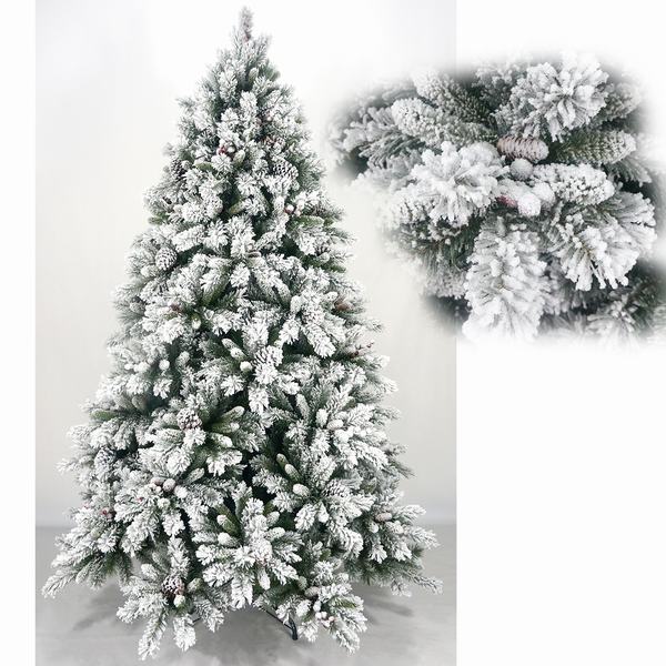 Wholesale decorative Floked Snowing PVC Artificial Christmas tree