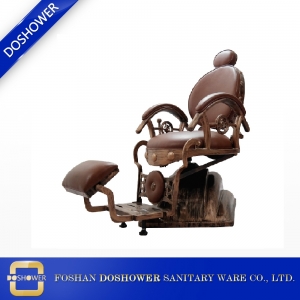 2018木製のリクライニング油圧式の理髪椅子古典的なスタイルの美容院の家具
