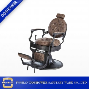 Proveedor de silla de barbero antiguo en China con silla de fijación de muebles de peluquería para silla de barbero barato