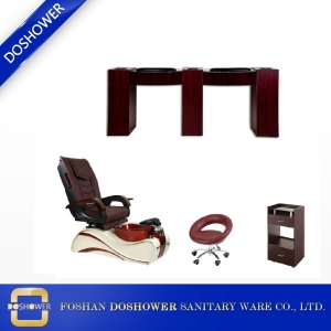 Melhor china cadeira de Pedicure atacado com china pé spa pedicure cadeira fabricante de móveis de salão de unhas suprimentos DS-W02A SET
