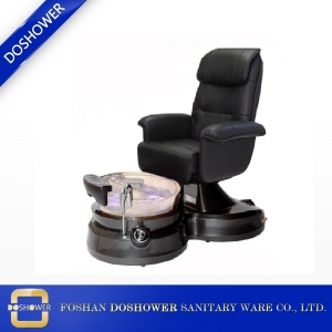 La sedia di lusso moderna della sedia di pedicure delle sedie della sedia della sedia del massaggiatore del corpo presiede con la vasca di cristallo della stazione termale