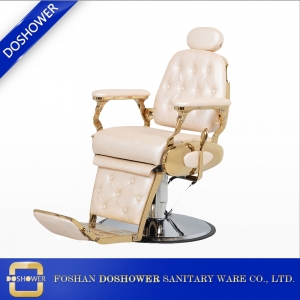 完全に調整可能なステンレススチールサロン椅子椅子の椅子サプライヤーを備えた中国のドーショア油圧式床屋椅子