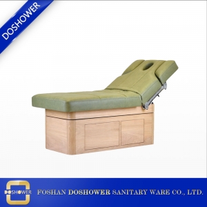China Cama de masaje eléctrica proveedor con cama de masaje plegable para el balneario de la cama del masaje con el almacenamiento