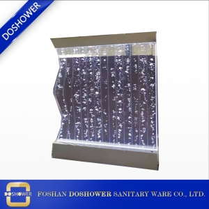 China glass waterfall partition manufacturer with water bubble wall partiton for water screen fountain