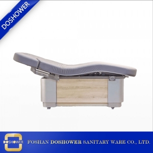 Chine Lit en bois de chaise de massage avec cadre de lit réglable Massage électrique pour massages modernes Grossiste de lit pliable