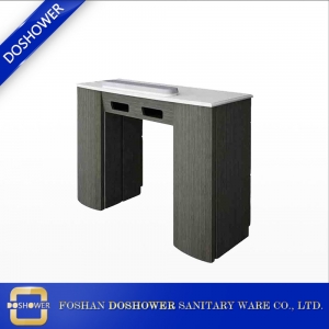 China modern manicure table supplier with black manicure tables for manicure table with dust