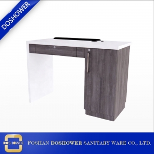 China Nagel-Maniküre-Tabellenfabrik mit modernem Maniküre-Tisch für Luxus-Holz-Nagel-Tabelle