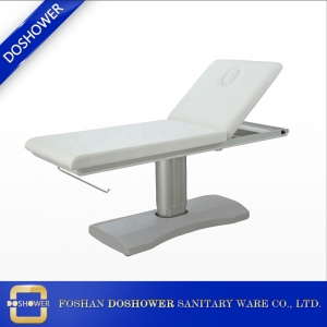 China spa massage bed manufacturer with folding massage bed for white facial spa bed