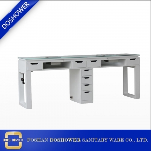 Chinese nail table manicure supplier with ready to ship manicure table for double nail table
