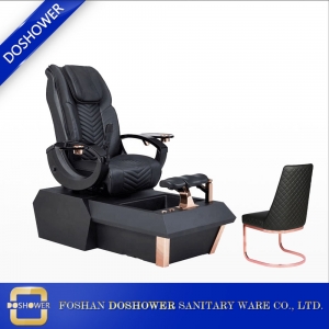 silla de pedicura spa chino con silla de pedicura de lujo para la silla de oro rosa de pedicura diseñada