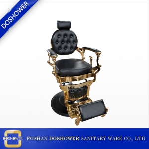 Fornecedor chinês da cadeira do barbeiro do salão de beleza com cadeira do barbeiro de ouro para a cadeira do barbeiro do vintage