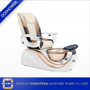 Chinese spa pedicure chairs factory with luxury gold pedicure chair for modern pedicure chairs