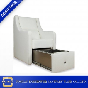 Cadeira de spa de pedicure livre da Doshower China com base retrátil de laminada opção de cor de combinação de fornecedor