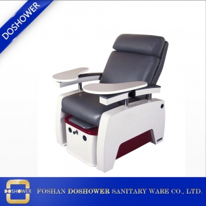 Doshower estilo lujoso y características esenciales con bandejas de manicura resistentes equipadas de silla de pedicura de masaje trasero DS-J28