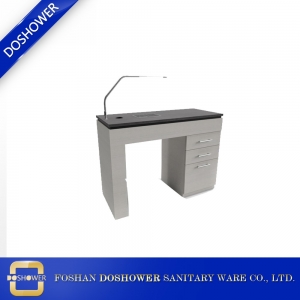 Taşınabilir çivi masası için manikür masası salon mobilyaları ile elektrikli manikür pedikür seti