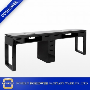 ネイルサロンの家具工場DS-W9603の高品質の光沢のマニキュアテーブルメーカー中国ネイルテーブル