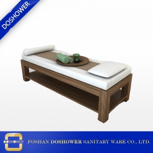 Massagem spa cama cama de massagem de madeira fornecedor china com salão de beleza spa massagem mesa DS-M22