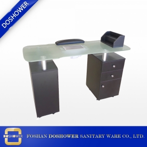 Muebles de salón de uñas modernos mesa de manicura tamaño pequeño mesa de técnico de uñas plegable