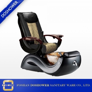 Chaise de pédicure China Factory SPA Massage des pieds Chaise noire De luxe Nail Salon SPA Chaise DS-S17J