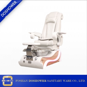Salon Pedicure Chair Produttore con sedia da pedicure bianca per unghie in Cina per sedie a massaggio pedicure rosa