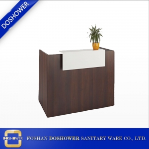 Salon reception desk with modern wooden reception desk for high quality reception desk manufacturer