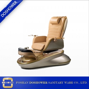 Spa pedicure stoel fabriek in China met luxe gouden pedicure massage stoel voor spa moderne pedicure stoel