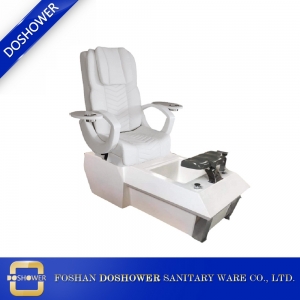 Großhandel Weiß Pediküre Stuhl Luxus China Nagelstudio Fußbad Pediküre Stuhl Hersteller DS-W1900B