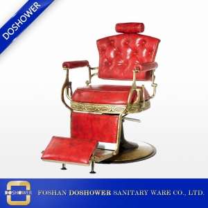 Cadeira de barbeiro clássica com cadeira de barbeiro portátil durável de cadeira de barbeiro barbeiro