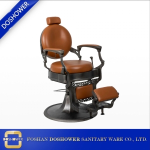 Cadeira de barbeiro cabeleireiro com fábrica de cadeira de barbearia de China para cadeira de barbeiro vintage