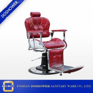 silla de barbero con silla de peluquero reclinable de silla de barbero con ruedas