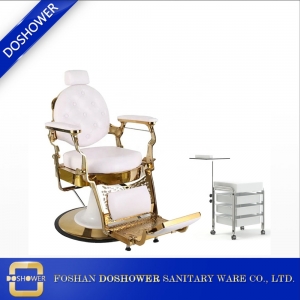 حلاقة متجر صالون الأثاث مع ملحقات الكرسي الحلاق للتصميم الأبيض كرسي الحلاق
