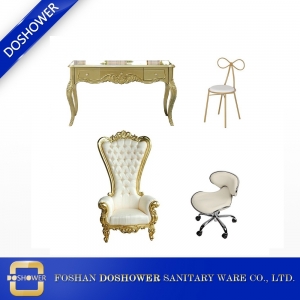 salone di bellezza king throne foot spa manicure pedicure sedia pipeless whirlpool spa pedicure chair all'ingrosso DS-King Throne Set