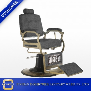 黒と金の理髪店の椅子ヴィンテージ理髪店の椅子アンティーク卸売中国DS-T263