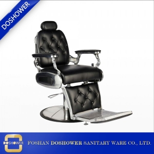 black barber chair with modern barber chair for sale for China hair salon furniture factory