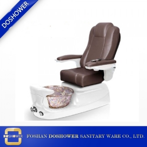 cheap salon spa glass bowl pedicure chair shiatsu massage chair