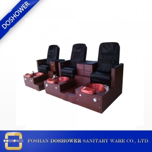 chine vente chaude jacuzzi massage chaise de pédicure base en bois pied spa chaise de pédicure gros DS-J13