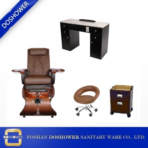 Fabricante da china pé cadeira de massagem para unhas e salão de beleza pedicure e manicure estação DS-W21 SET