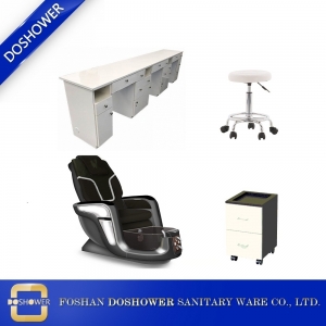 fauteuil de pédicure et table de manucure en porcelaine set fauteuil de pédicure grossiste DS-W3 SET