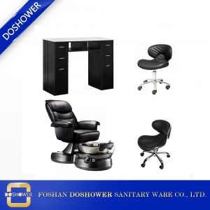 china pipeless pedicure chair with pedicure chair luxury supplier of china spa pedicure chair manufacturer DS-T606 SET